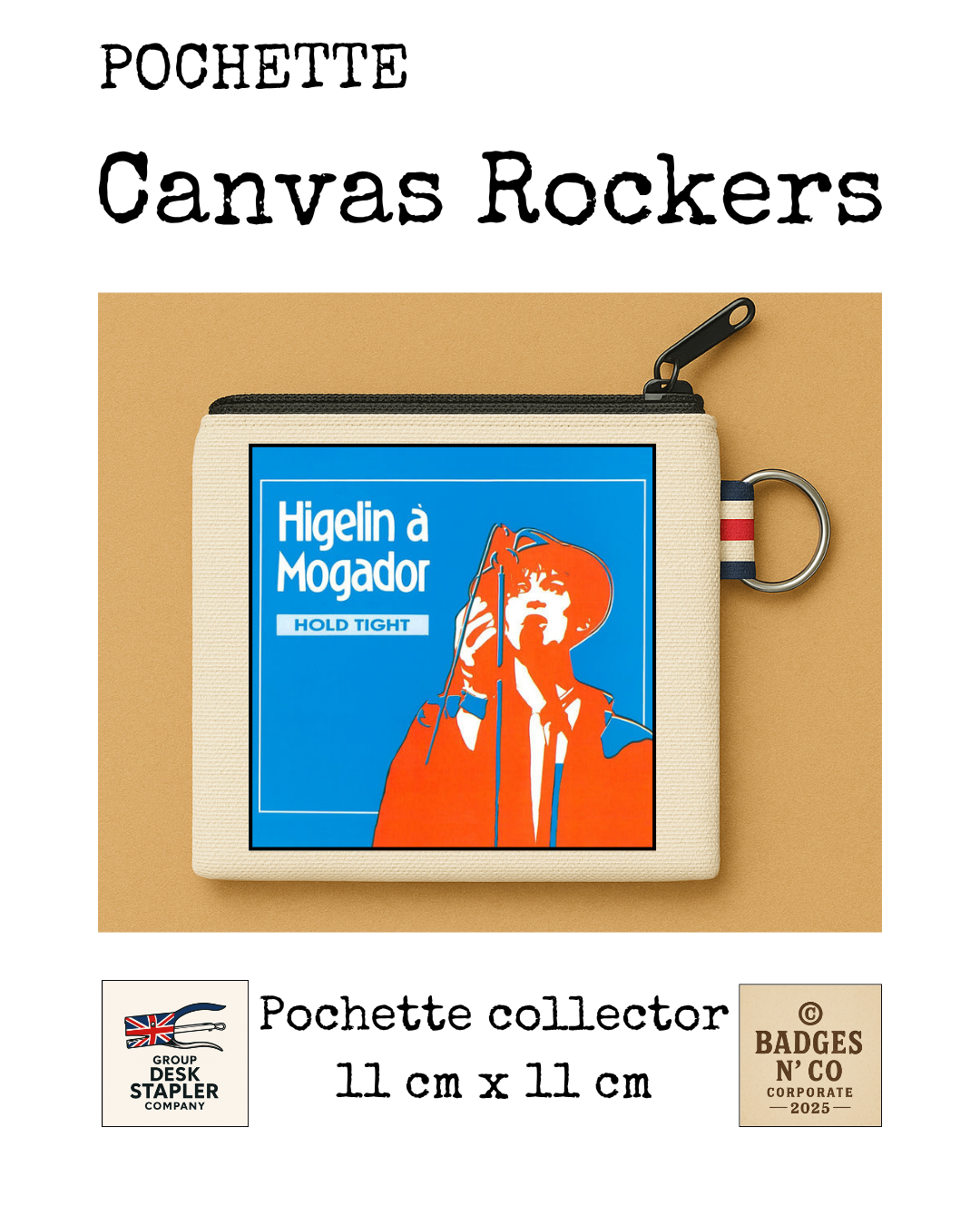 Pochette Jacques Higelin 11x11 cm chanson française poétique rock collector design musical (Copie) (Copie)