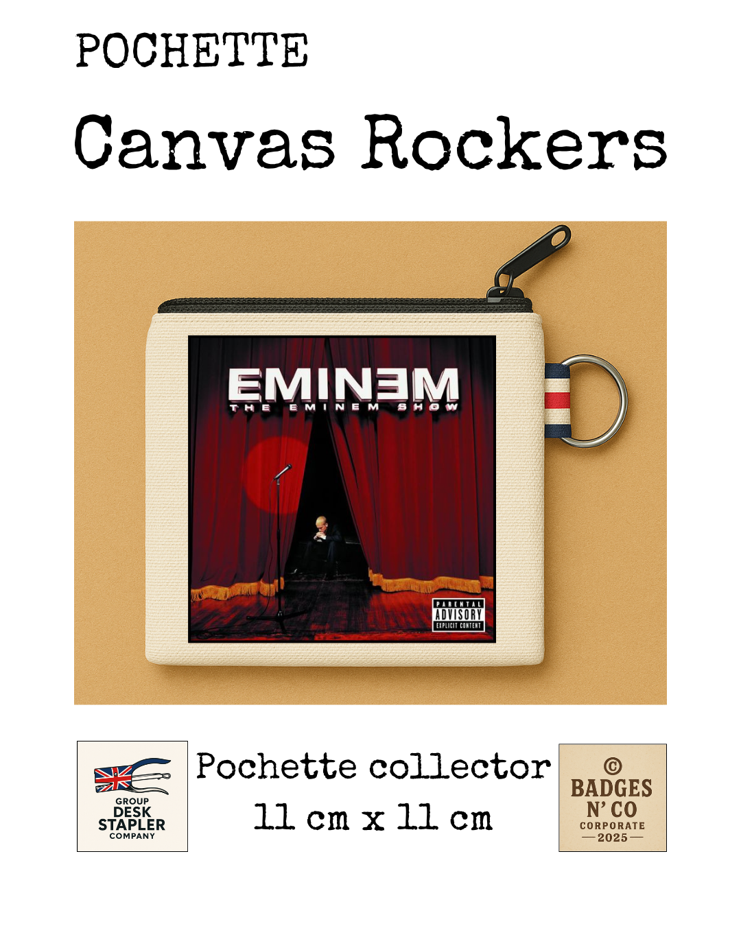 Pochette Eminem The Eminem Show Canvas Rocker collector 11x11 cm