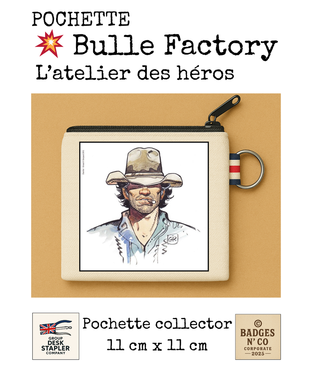 Pochette Blueberry Bulle Factory 11x11 cm BD culte collector